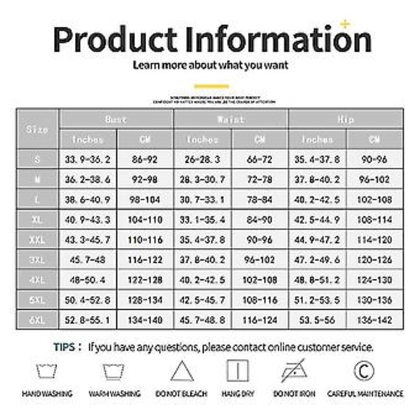 Formande Underkläder Dam Midjetränare Slimmande Underkläder Push Up Body (XL Svart)