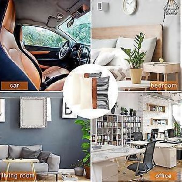 Bondkuddar med lantlig stil, 18x18 tum, 2-pack Dekorativa kuddfodral för säng, Bondkuddar för soffa, Faux läder Boho kuddfodral, TIMDAM