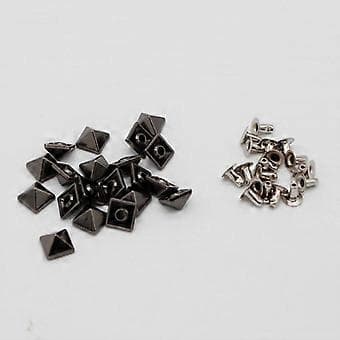 20 DIY Læderhåndværk - , 8mm (Diamantsort)