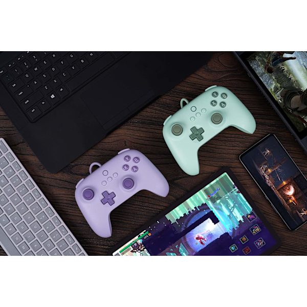 Ultimate C Wired Controller för Windows PC, Android, Steam Deck och Raspberry Pi (Field Green)