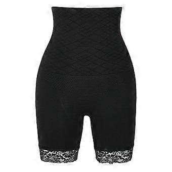 Högmidjade Shapewear Shorts för Kvinnor Kontrolltrosor Elastiska (XL)