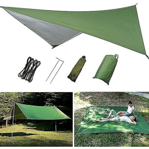 Camping Tarp Hängmatta Lätt Vattentät Tält Picknick