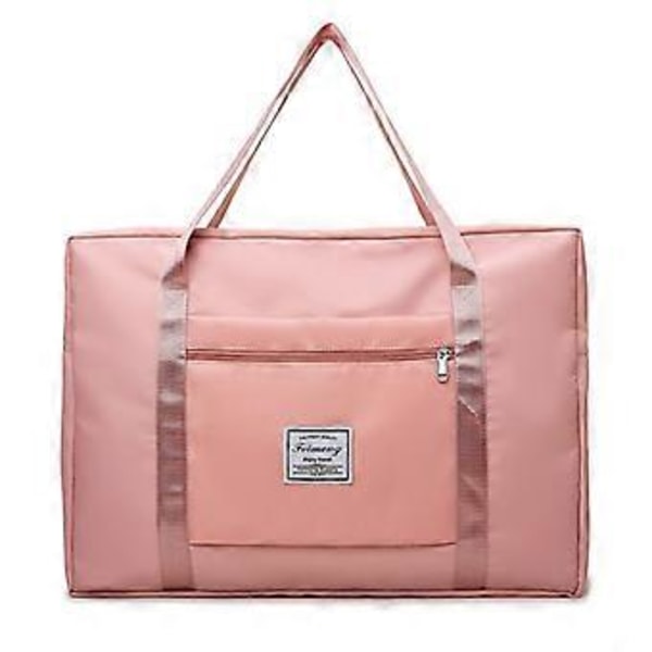 Personlig Varepose 18x14x8 Rejsetaske Under Sæde Stor Foldbar Kabinebagage til Kvinder Mænd Weekendtasker Natpose Tote Tasker Sort