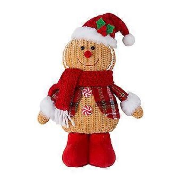 Cartoon Creative Pepparkaksgubbe Stickad Docka Jul Hem Dekoration