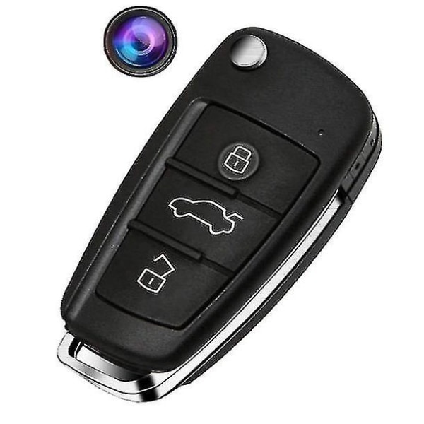 Portable Car Key Camera With And Dvr Funct Hd 1080p Built-in Recharable Mini Keychain Camera