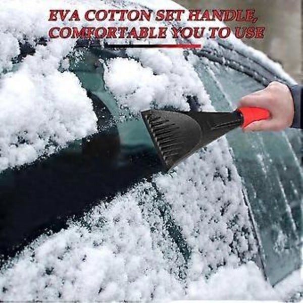 Is-skrape for bilrute, ripesikker is, snø, frostfjerning med skumhåndtak, effektiv og holdbar isskrape for biler, SUV-er, lastebiler