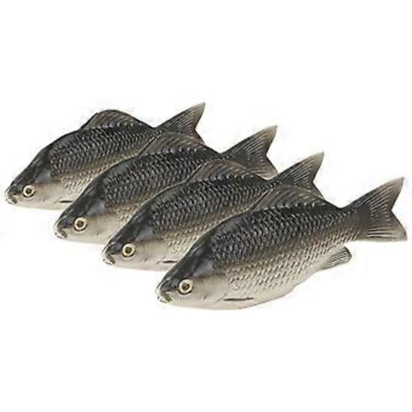 4 stk. Kunstige Fiskemodeller Falske Fisker Simulerte Fiskemodeller Realistiske Livaktige Fiskemodeller
