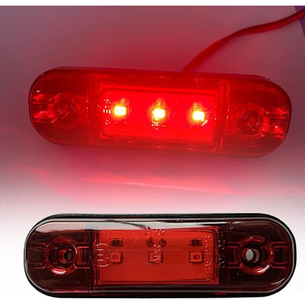 LED Side Marker Lights, Front Side Marker Lights 2 x Vandtætte LED Front