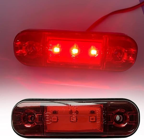 LED-sidomarkeringsljus, främre sidomarkeringsljus 2 x vattentäta LED-front
