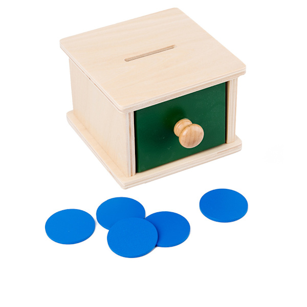 Elite Montessori Myntboks med tykkere mynter Montessori Leker for