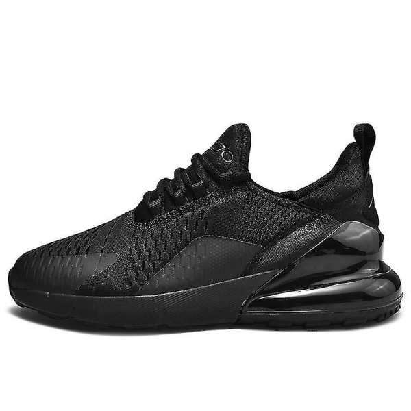 Mens Air Sports Running Shoes Breathable Sneakers Universal All Year Women Shoes Max 270 Black Black 36