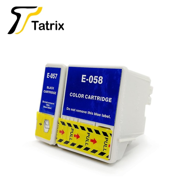 Tatrix For Epson T057 T058 Compatible Ink Cartridge For Epson Me1,me100,me1+ Etc. Printer T058-C