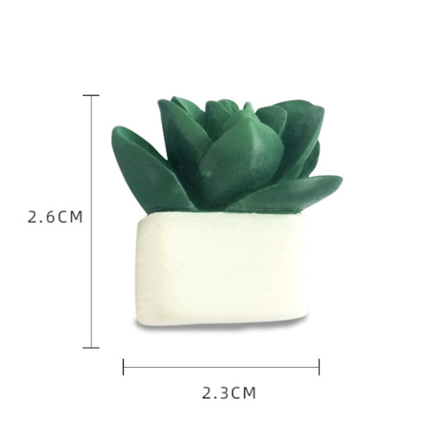 20 stycken dekorativa kaktusväxter tryckknappar Floret Thumbtacks för
