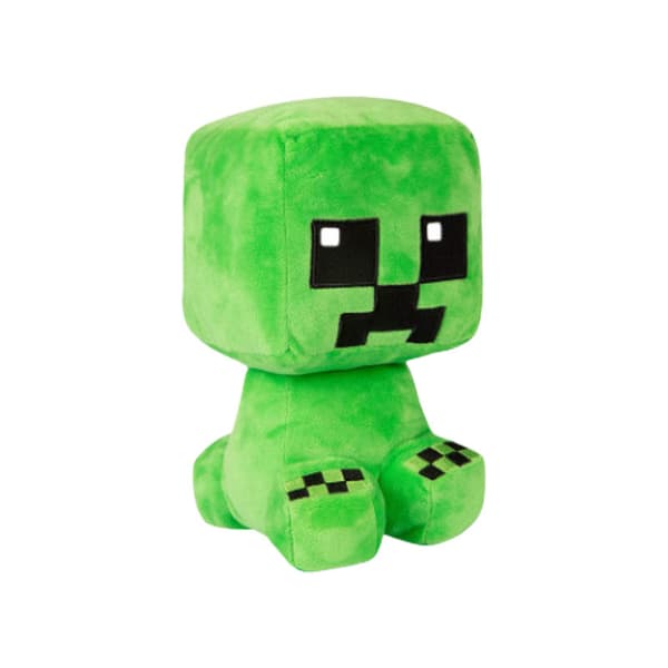 Minecraft Plyslegetøj - Siddende Creeper 20cm