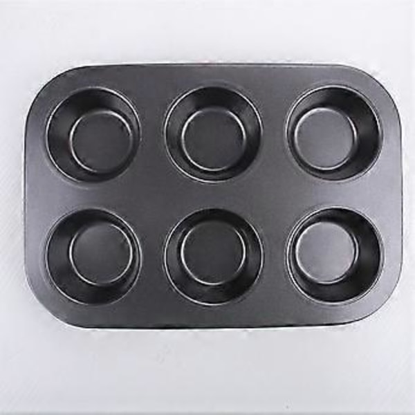 6-koloinen muffinssivuoka tarttumaton kakkuvuoka hiiliteräksestä