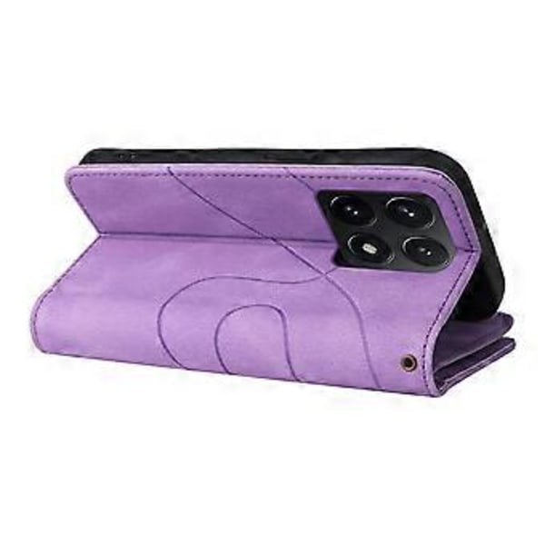 KT Multi-Function Series-5 Til Xiaomi 14T Etui Lynlås Pung Læder Telefon Cover Stativ (Style C)