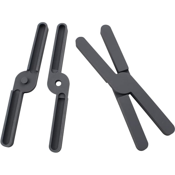 3-pack silikonunderlägg för varma kastruller - värmeskydd - halkfri