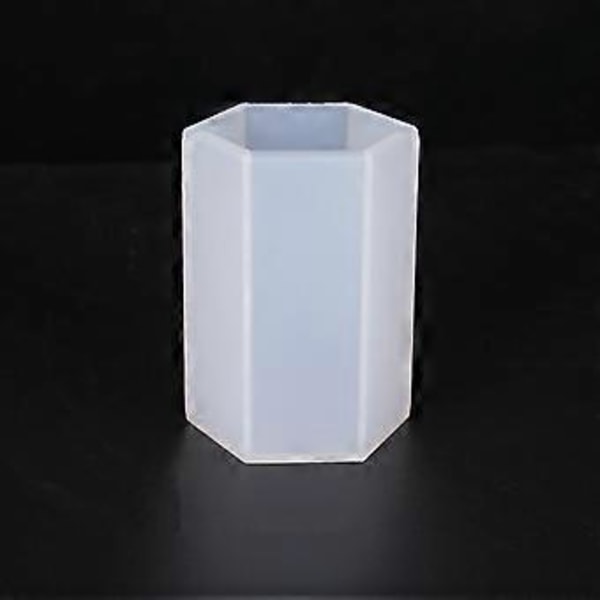 2 stk. DIY Silikon Hexagonforme Cube Silikonforme til Epoxyharpiks Smykkefremstilling Håndværk Formværktøj Håndlavede Harpiksforme til Lysfremstilling, Håndværk Orna