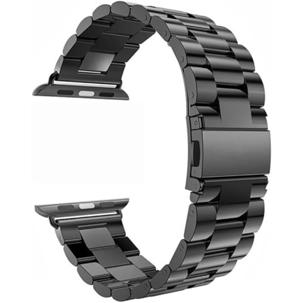 Kompatibel med Apple Watch Series 9 42mm 44mm 45mm Armband, Rostfritt Stål Ersättningsarmband Metallband för iWatch S8 S7 S6 S5 S4 S3 S2 S1 SE