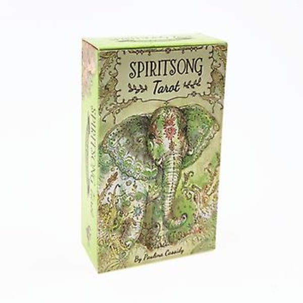 Spiritsong Tarotkort Spill 78kort Engelsk Versjon Spådom Forseglet