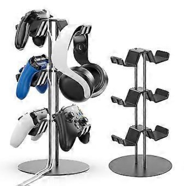 Controller Holder, Controller Stand, 3-trins Controller og Headset Holder til Universelle Headsets og Controllers