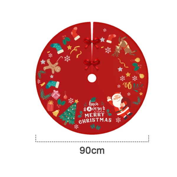 90cm God Jul Gran Julgransmatta, Rustik Heminredning Ne