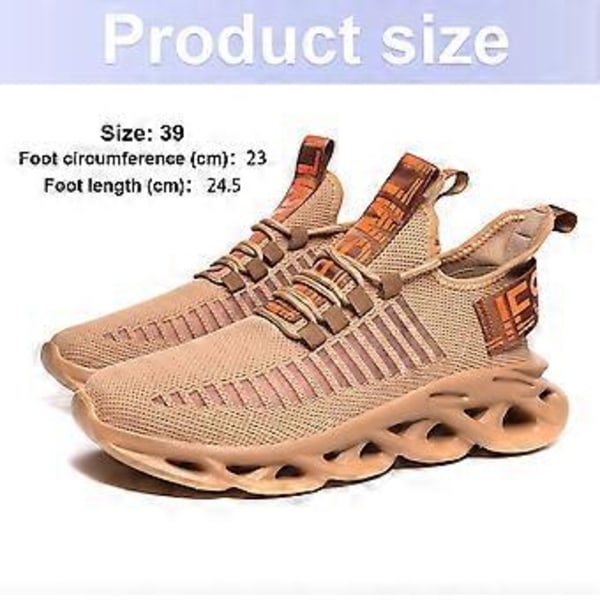 Herr Sneakers Löparskor Mode Sneakers Lätta Mesh Andningsbara Sneakers