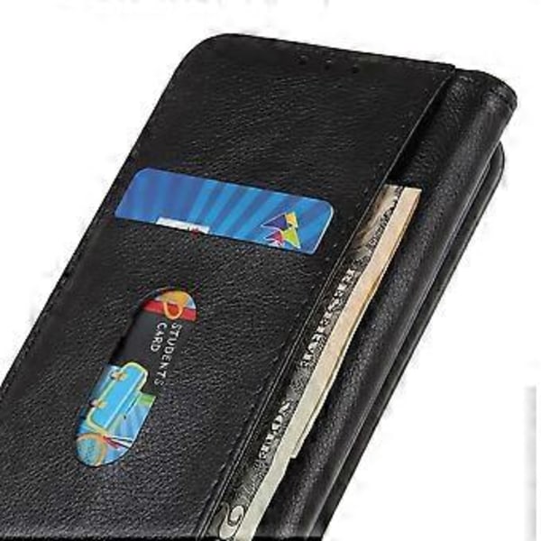 Til Motorola Edge 50 5G Stand Case Split Læder Litchi Tekstur Wallet Telefon Cover (Style A)