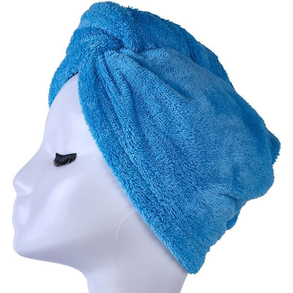 Mikrofiber Snabbtorkande Hårhandduk Wrap - Superabsorberande Minskar Drastiskt Hår Torkningstid