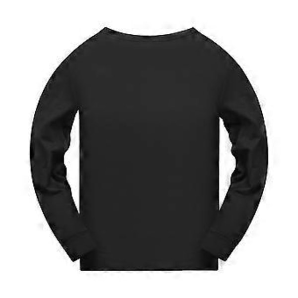 7-14 år Barn Pojkar Flickor Roblox Spel Tryckt T-shirt Toppar Byxor Pyjamas Set Pjs Sovkläder Nattkläder (7-8 år Svart)