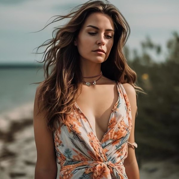 Lång Boho Halsband för Kvinnor Mocka Choker Halsband Bohème Skiktad Läderrep Turkos Mynt Hänge Halsband Boho J