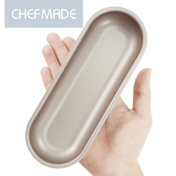 Brød bageform bageform, (hotdog bolleform, 189x70x20mm, ch