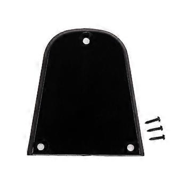 7-10-pack Svart Truss Rod Cover för Akustisk Gitarr Basgitarr (7 st)