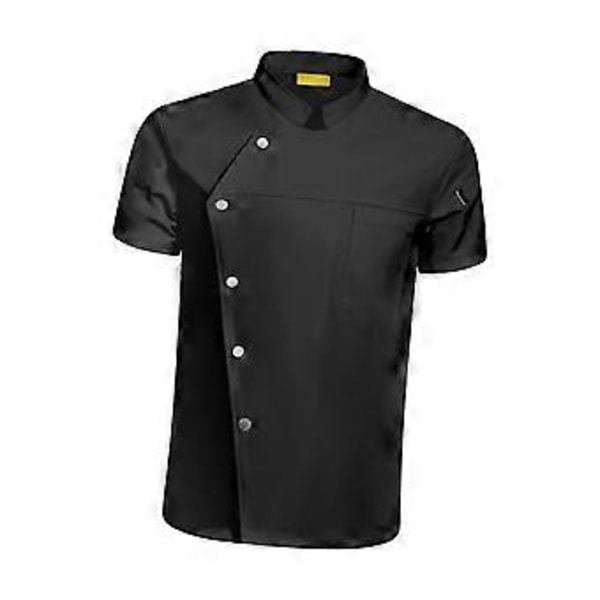 Matservering Bekledning Uniform Arbeid Pluss Størrelse M Størrelse Hvit (2XL Størrelse Svart)