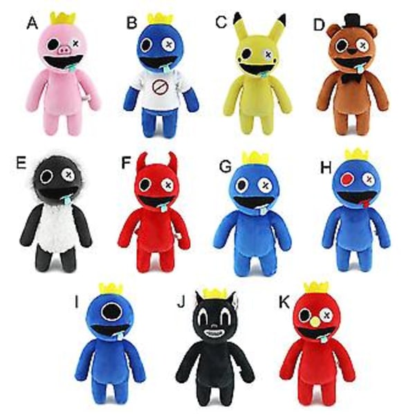 Rainbow Friends Roblox Rainbow Friends Plyslegetøj (I-stil)