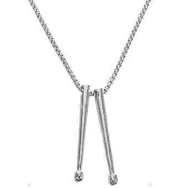 Trumstock Hängsmycke Halsband Musikaliska Trumstockar Halsband Dam Halsband Smycken