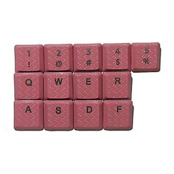 Liukumattomat Tekstuuri Keycapit 13kpl PBT Keycap OEM Profiili G915TK LKeycapille (Vaaleanpunainen)