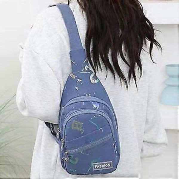 Liten crossbody-väska för damer, axelremsväska, lämplig för vandring, resor, sport, löpning, slitstark för utomhusbruk