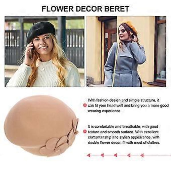 1 st Stilfull Blomdekor Basker Elegant Ullbasker Kreativ Varm Vinterbasker