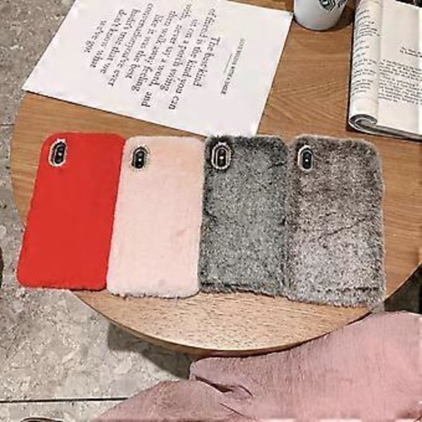 Skal för iPhone 11 - Fodral / Mobilskal Fluffig Päls - Rosa