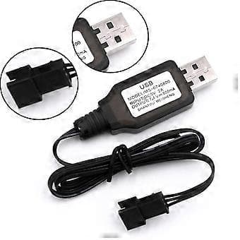 USB-opladerkabel erstatter samling USB-ladekabel til 1/12 RC bil MN128
