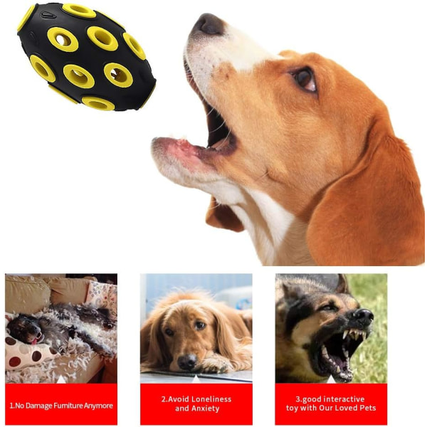 Interaktiv leksak för små och medelstora hundar - Robust leksak för