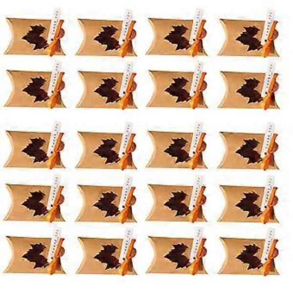 20 kpl Vauvan lahjat Tyyny Lahjapakkaukset Kiitospäivän suosikkilaatikko Fudge Makea Kotelo
