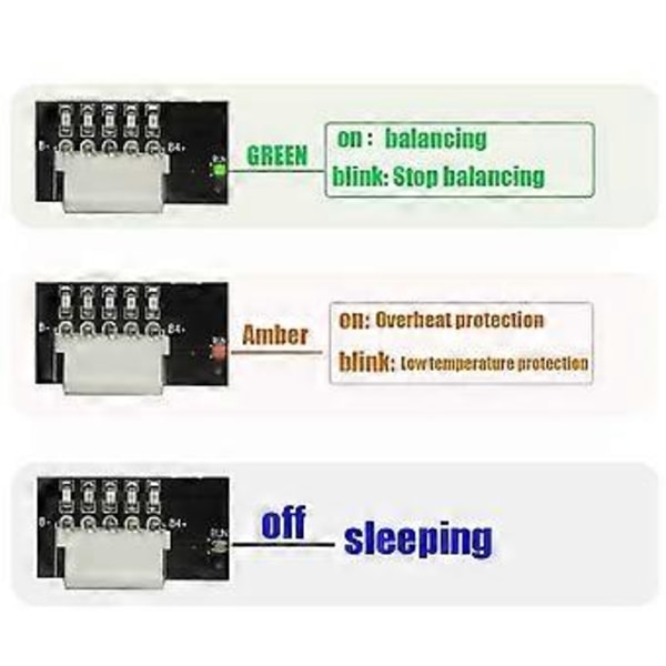 3S 4S Aktiv Balansbräda Li-Ion LiFePo4 Equalizer Balanser BMS Batteripaket Transformator Balansering