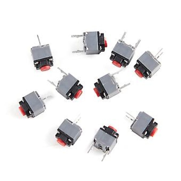10 stk Kailh Mute Button 6*6*7.3 Stille Bryter Trådløs Mus Knapp Mikrobryter