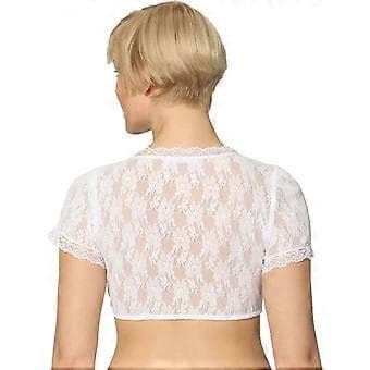 Ny HotSale Dame Elegant Dirndl Bluse Sort Dirndl Bluse Blondebluse Til Oktoberfest (XL Hvid)