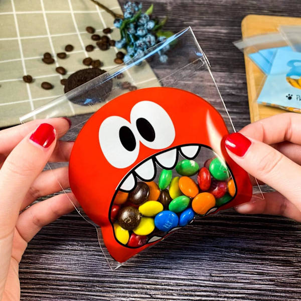 400 st Cookie Bags, Julgodispåsar, Självhäftande