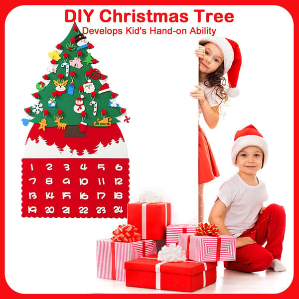 DIY Joulukalenterisetti Huopa Adventtikalenteri Countdown Tr