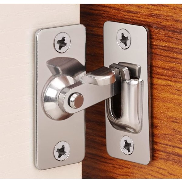 90 Degree Right Angle Stainless Steel Door Lock, Used for Wooden