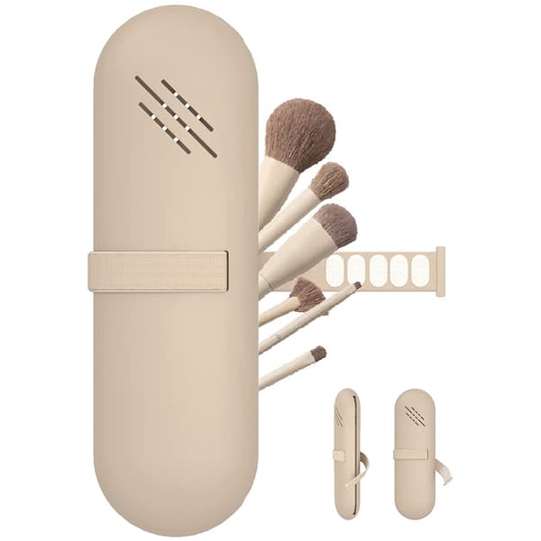 Makeup-børster Silikone Makeup-børsteholder Bærbar Makeup-børste